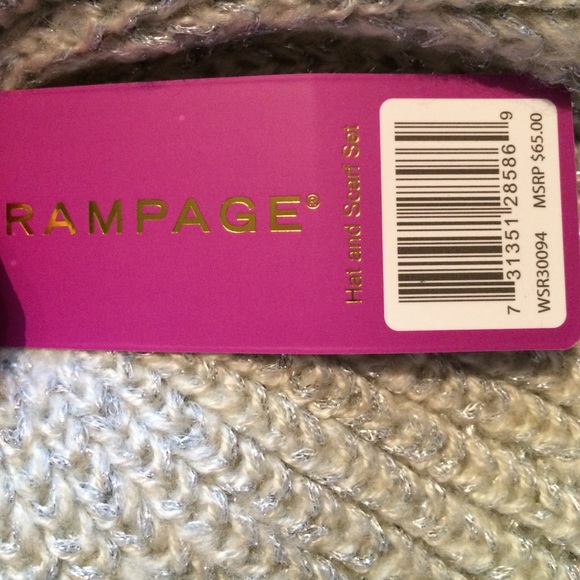 Rampage hat $ scarf season. BNWT - Picture 4 of 4
