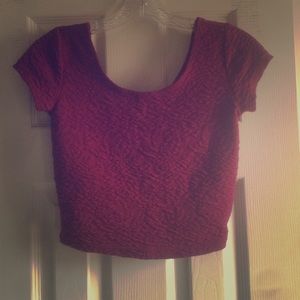 ⚜Maroon Crop Top⚜