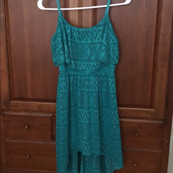 Teal Charlotte Russe Dress - Picture 1 of 3