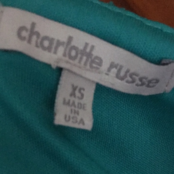 Teal Charlotte Russe Dress - Picture 3 of 3