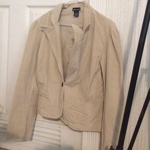 Corduroy wet seal jacket