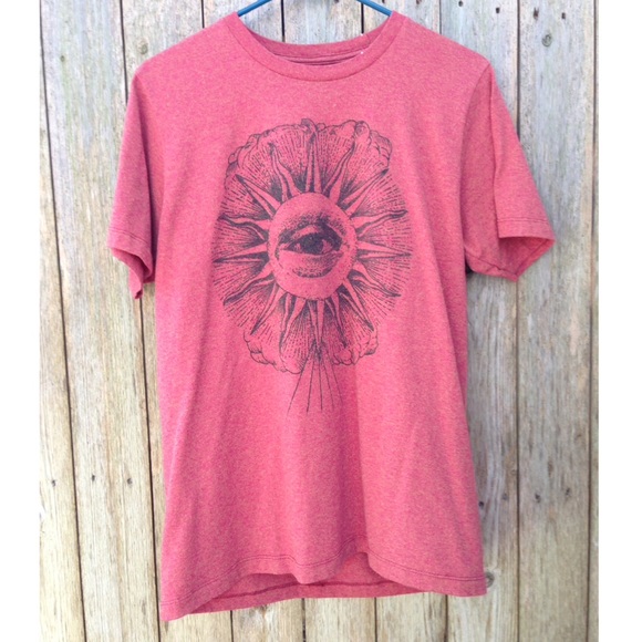 Red graphic tee