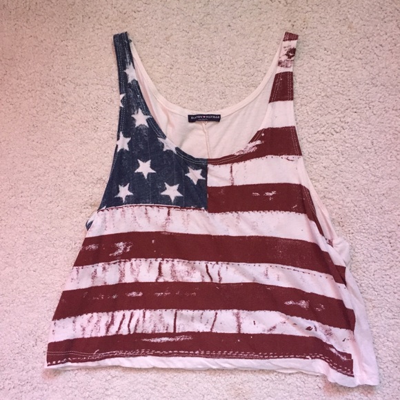 Brandy American Flag Crop Top