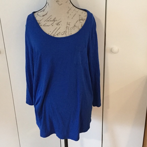 Lane Bryant blue top