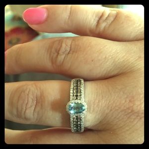 Santa Maria Diamond/ Aquamarine Ring* SALE!!