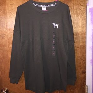 PINK varsity tshirt NWT