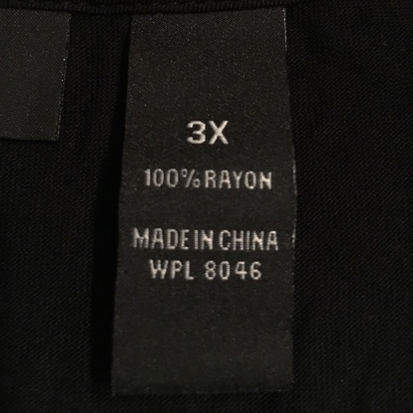 INC International Concepts Plus Size Woven-Front T - Picture 2 of 2