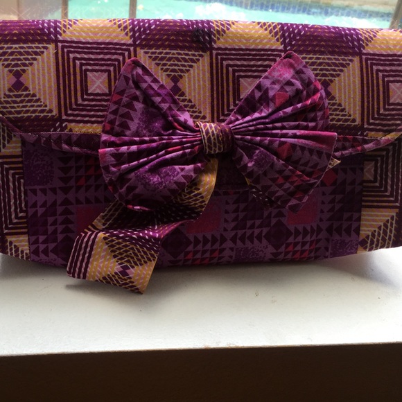 Bow handmade clutch - Picture 2 of 4