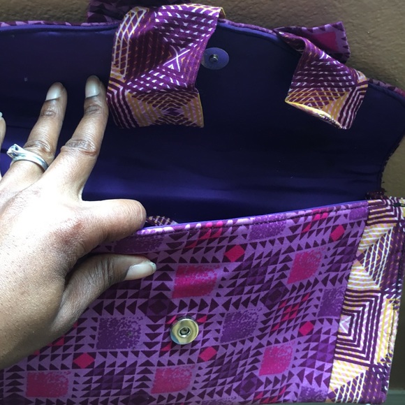 Bow handmade clutch - Picture 4 of 4