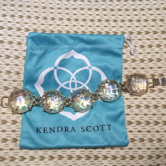 Kendra Scott Clear Iridescent Cassie