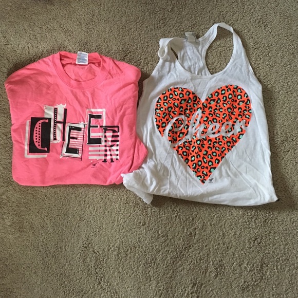 Varsity cheer shirts