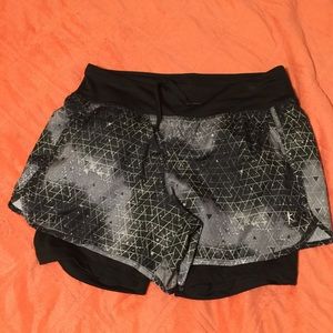 Black and Grey Athletic Short
