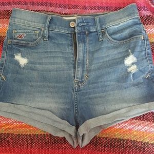 High waisted hollister shorts