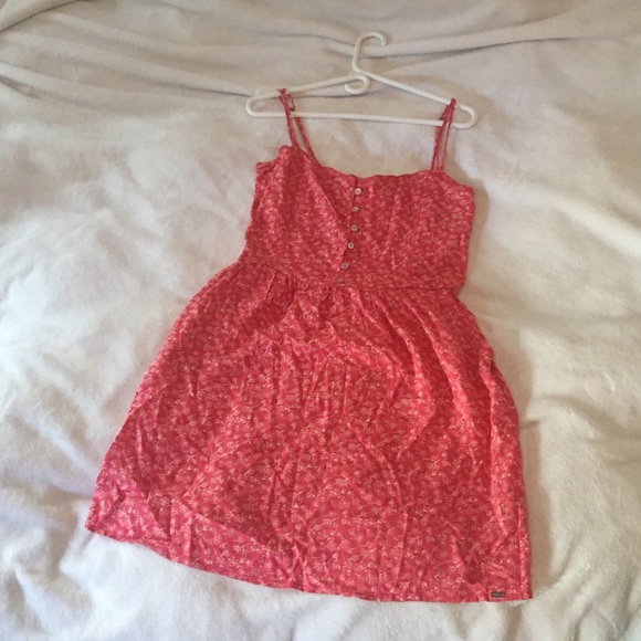 NWOT Pink floral garage dress