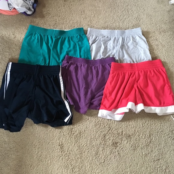 5 pairs of champion shorts