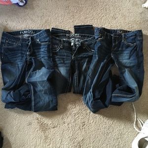 3 pairs of jeans from rue 21