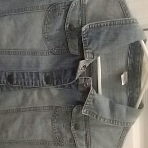 3/4 SLEEVE BLUE JEAN JACKET - Picture 4 of 4
