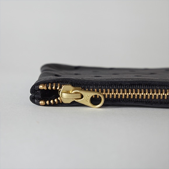 SALE Dot Black Leather Wallet - Picture 2 of 5