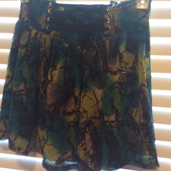 Multi colored party skirt