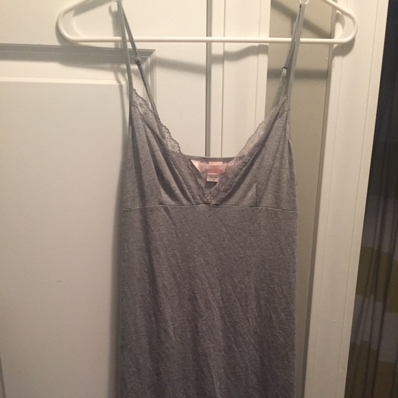 Gray Victoria's Secret nightgown