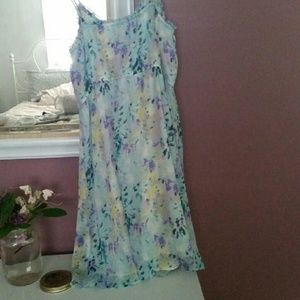 Spring summery multi colored dress