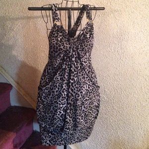 Leopard print dress