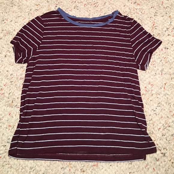 cropped style shirt