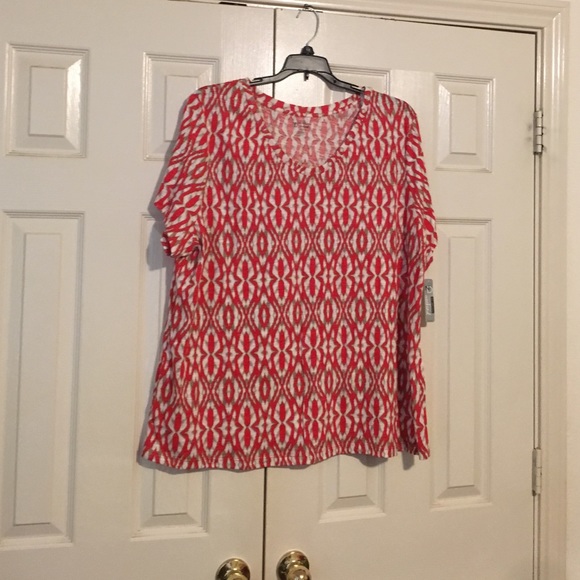 V-neck shirt short sleeve - Picture 1 of 2