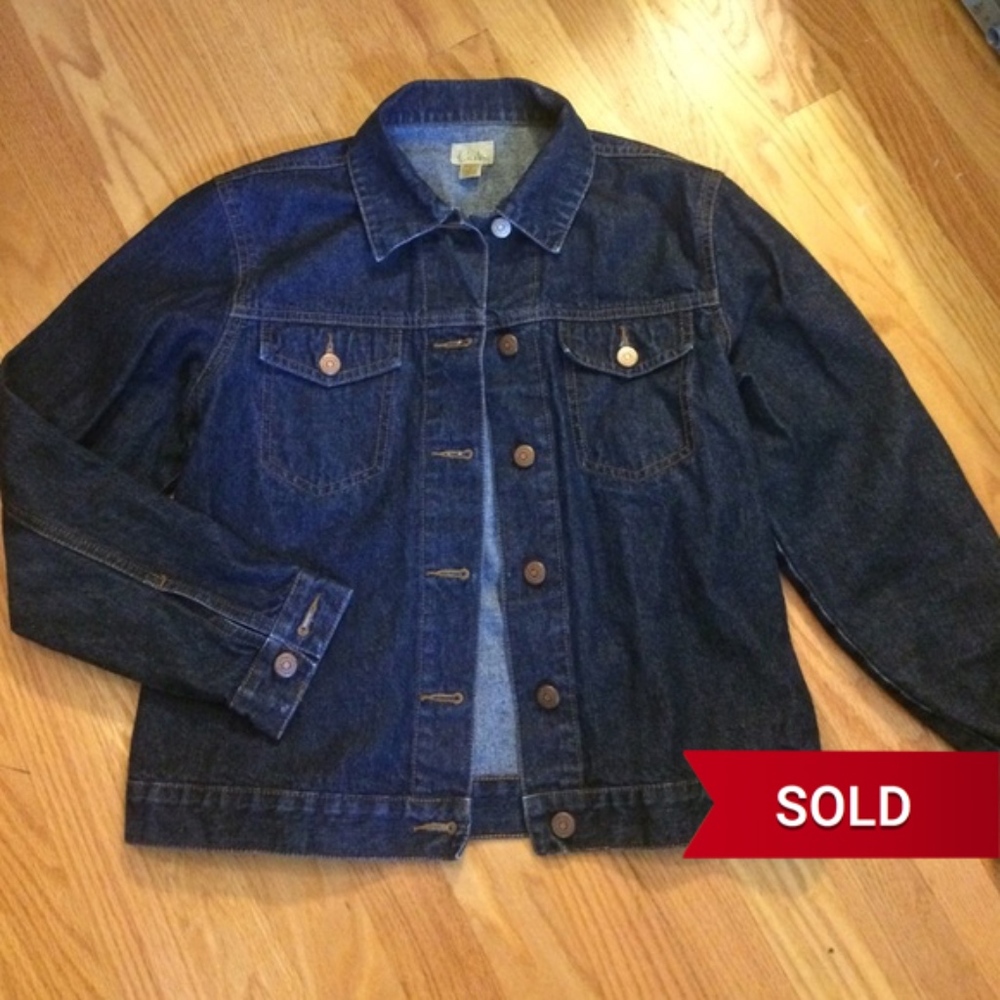 Dark Denim Crop Jeans Jacket