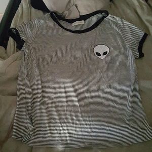 Alien patch shirt