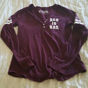 Nwot PINK long sleeves top