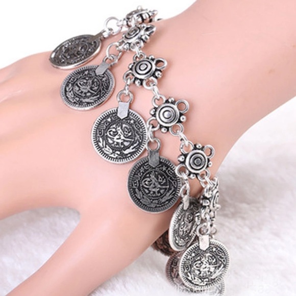 Coin Anklet Bracelet Jewelry - Picture 6 of 10