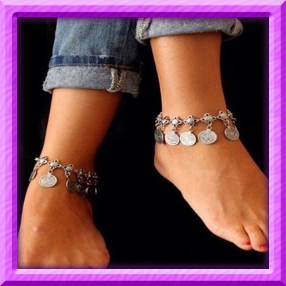Coin Anklet Bracelet Jewelry - Picture 8 of 10