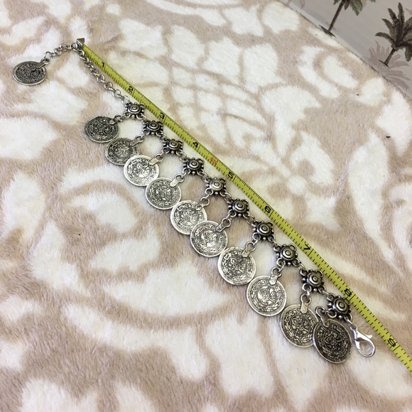 Coin Anklet Bracelet Jewelry - Picture 9 of 10