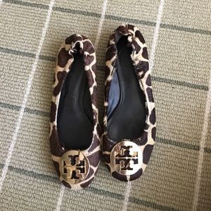 Tory Burch leopard flat