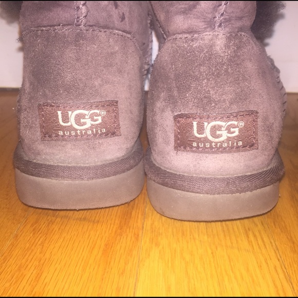 Tall brown UGG boots