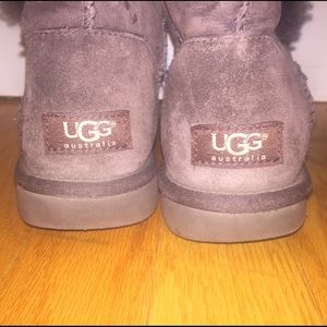 Tall brown UGG boots