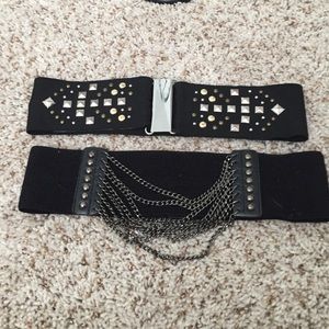 Two belts that are great accessories
