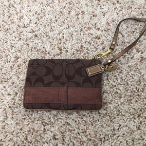 Coach wristlet