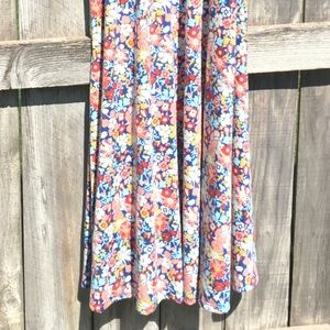 LuLaRoe Summer Vintage Floral Maxi Skirt