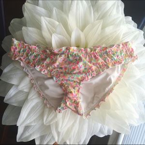 Victoria Secret Cheeky Ruffle Swim Bottoms