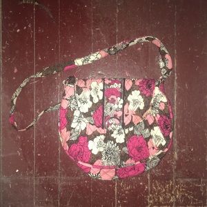 Vera Bradley cross body bag in Mocha Rouge