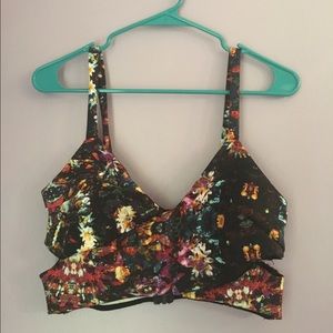 Floral crop top