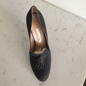 Oscar de la Renta tassel loafer pumps