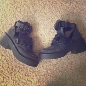 Jeffrey Campbell "Coltrane" Cut Out Boots