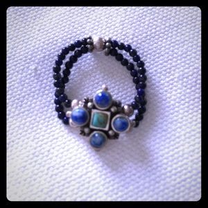 Beaded stretch Ring