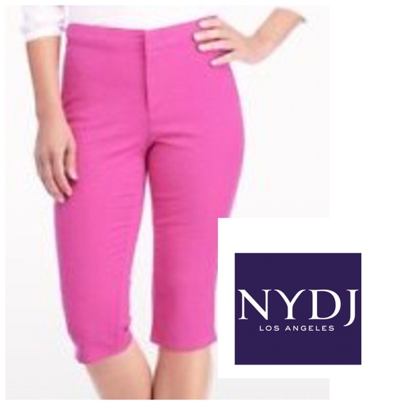 NYDJ Skimmer hot pink Cactus Flower NWT sz  4 & 8