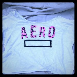 White Aeropostale Crop top