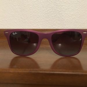 Matte Purple Ray Bans