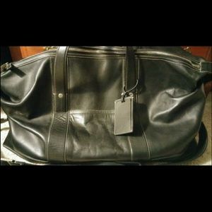 Huge ! Authentic genuine leather coach duffel bag.